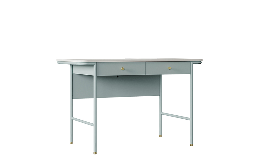 _0011_masa-003 copy LAILA STUDY DESK U WHITE - Image 1