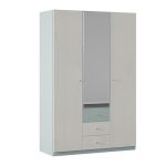 LAILA 3 DOORS WARDROBE U SOFT_BLUE