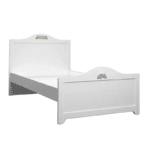 BIANCA 120X200 PC BED FRAME &HB ULTRA WHITE