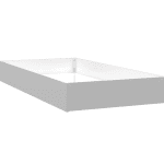 BIANCA UNIMODEL PULL-OUT BED 90X190 U ULTRA WHITE
