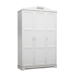 BIANCA 3 DOORS WARDROBE ULTRA WHITE