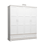 BIANCA 4 DOORS WARDROBE ULTRA WHITE
