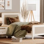 CORSO 120X200 BED FRAME & HB U CREAM