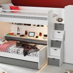 NEO BUNK BED U GRAY