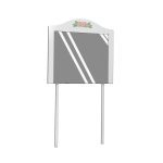 BIANCA CHIFFONIER MIRROR ULTRA WHITE