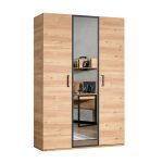 IRONY 3 DOORS WARDROBE C1