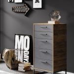 LEGEND CHEST OF DRAWERS U WALNUT_DGR