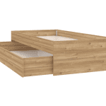 NEW OPTIONS 90X190 PULL-OUT BED U OAK