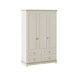 MONTE 3 DOORS WRDROBE U CREAM