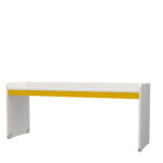 NEO STUDY DESK LARGE U YELLOW