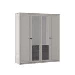 SENTO 4 DOORS WARDROBE U GREY