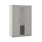 SENTO 3 DOORS WARDROBE U GREY